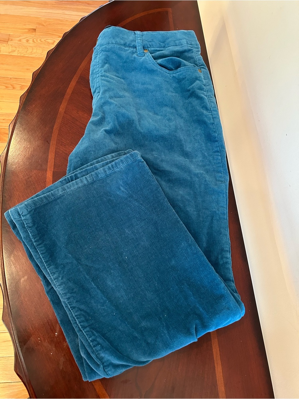 Tradition Teal Corduroy Jeans 98% Cotton